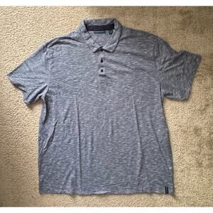 Perry Ellis Mens S/S blue Polo Shirt Mens Size X-Large 37763 B394